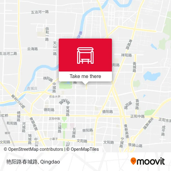 艳阳路春城路 map