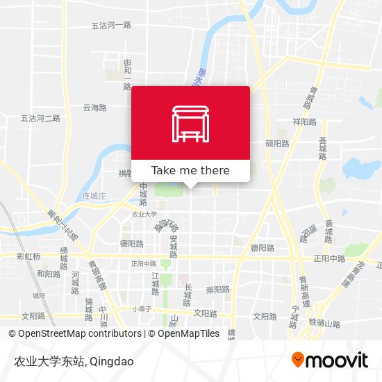农业大学东站 map