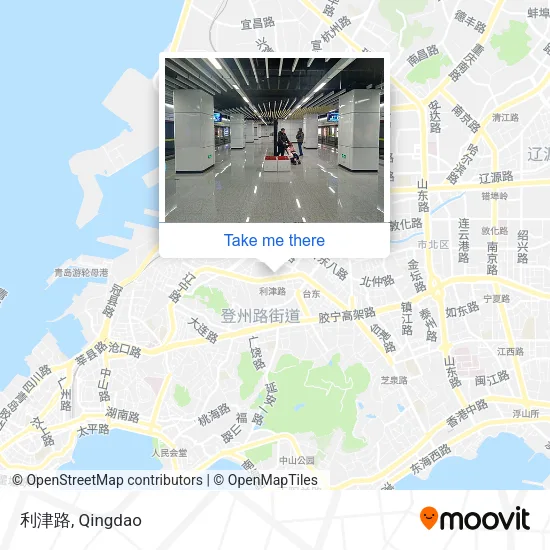 利津路 map