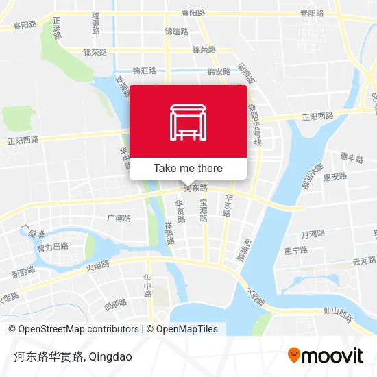 河东路华贯路 map