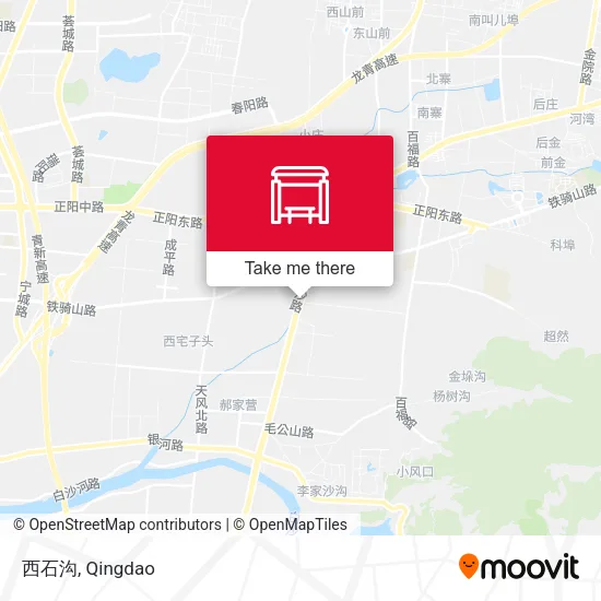 西石沟 map