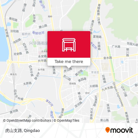 虎山支路 map