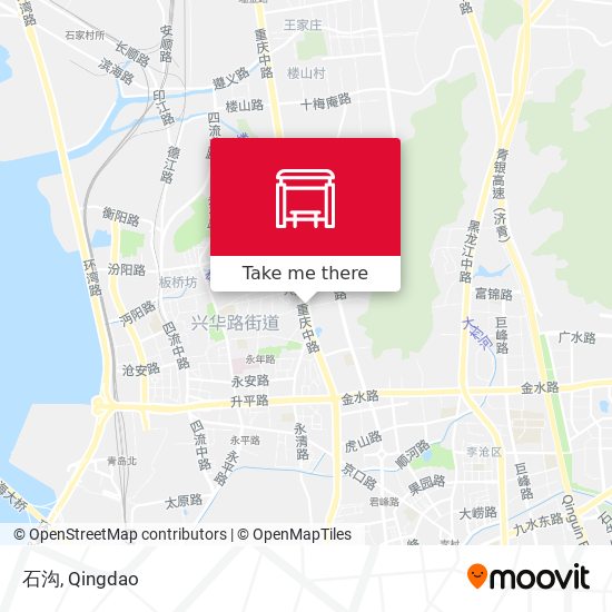 石沟 map