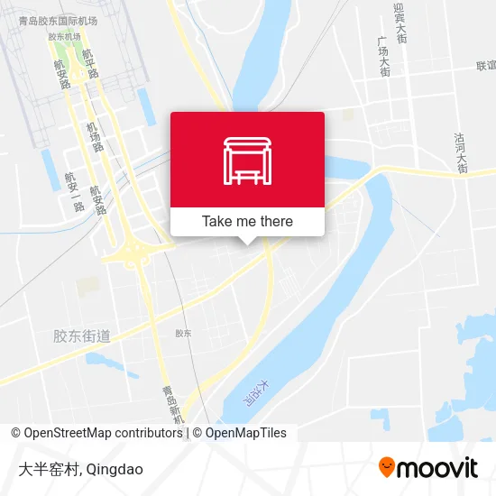 大半窑村 map