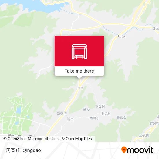 周哥庄 map