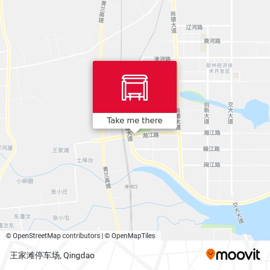 王家滩停车场 map