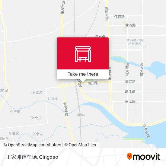 王家滩停车场 map