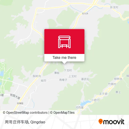 周哥庄停车场 map