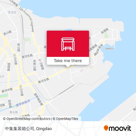 中集集装箱公司 map