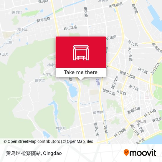 黄岛区检察院站 map