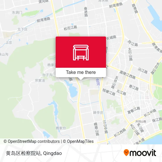 黄岛区检察院站 map