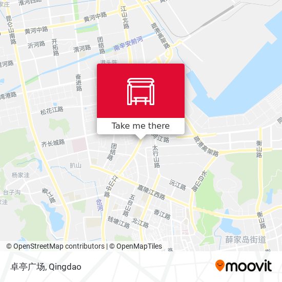 卓亭广场 map