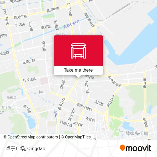 卓亭广场 map