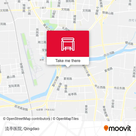 流亭医院 map