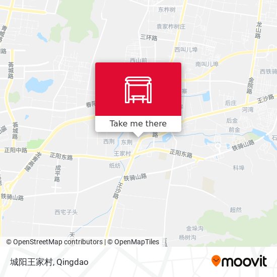 城阳王家村 map