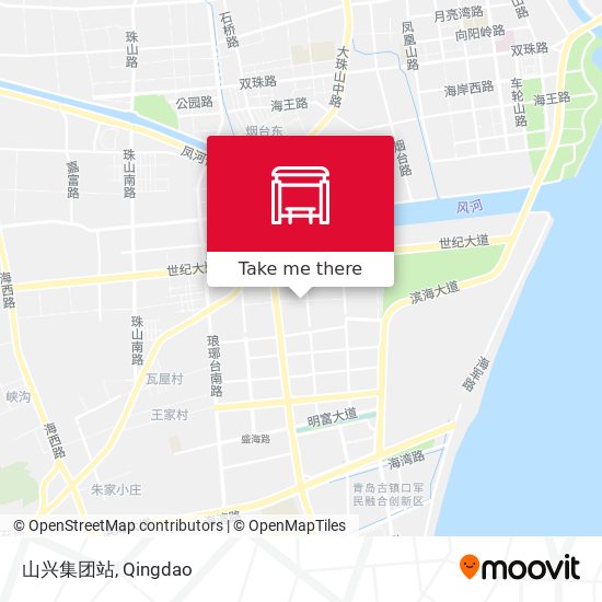 山兴集团站 map