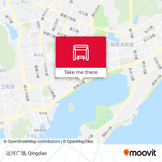 运河广场 map