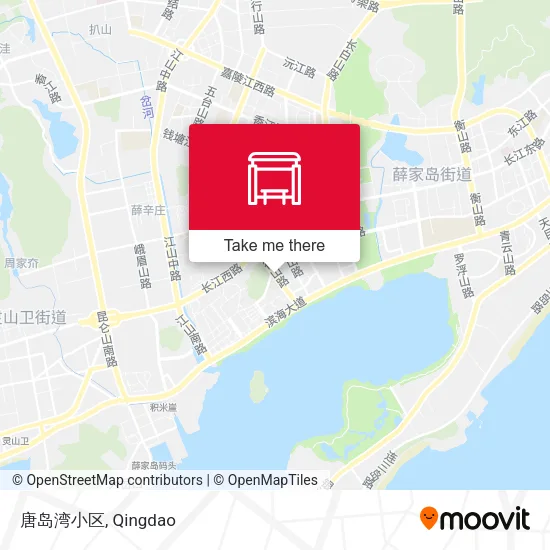 唐岛湾小区 map