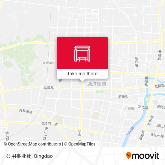 公用事业处 map