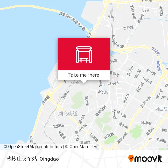 沙岭庄火车站 map
