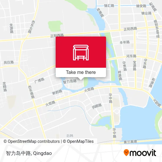 智力岛中路 map