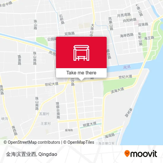 金海滨置业西 map
