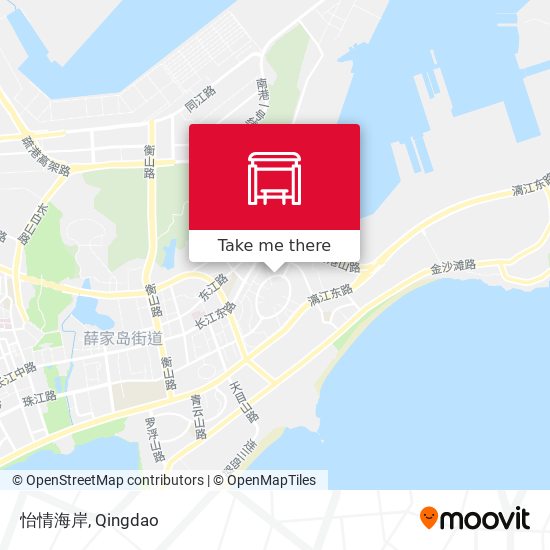 怡情海岸 map