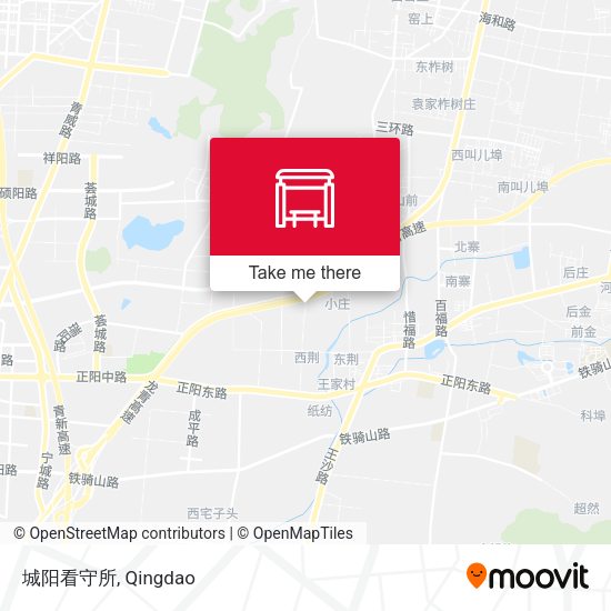 城阳看守所 map