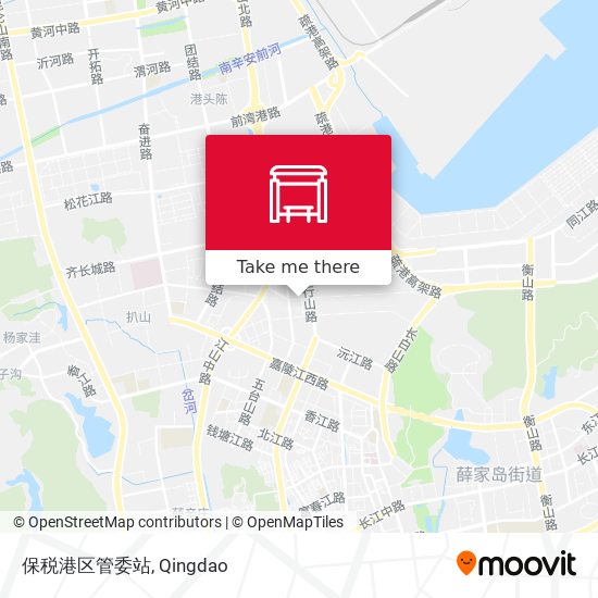 保税港区管委站 map