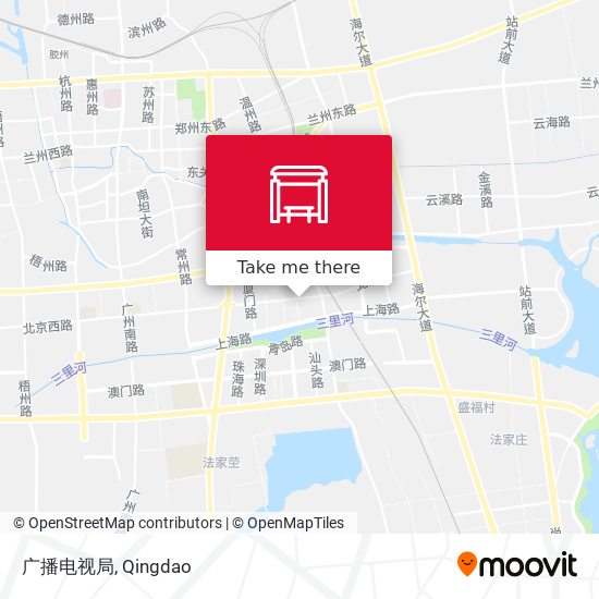广播电视局 map