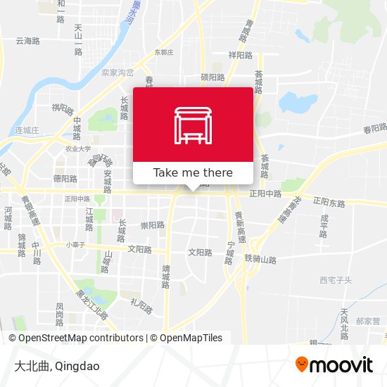大北曲 map