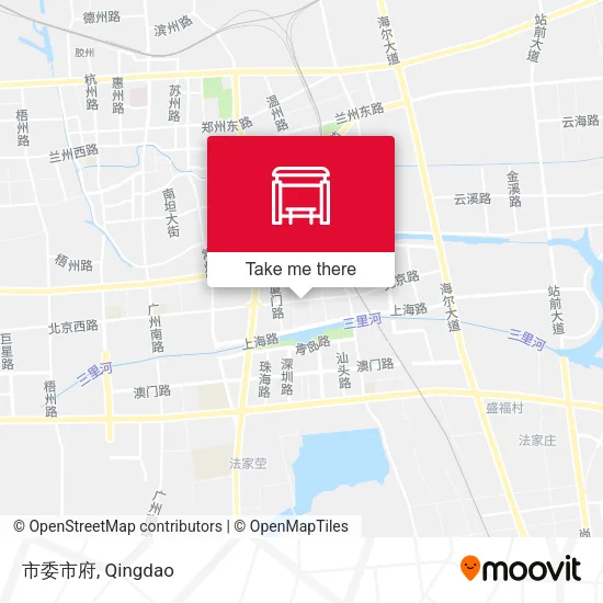 市委市府 map