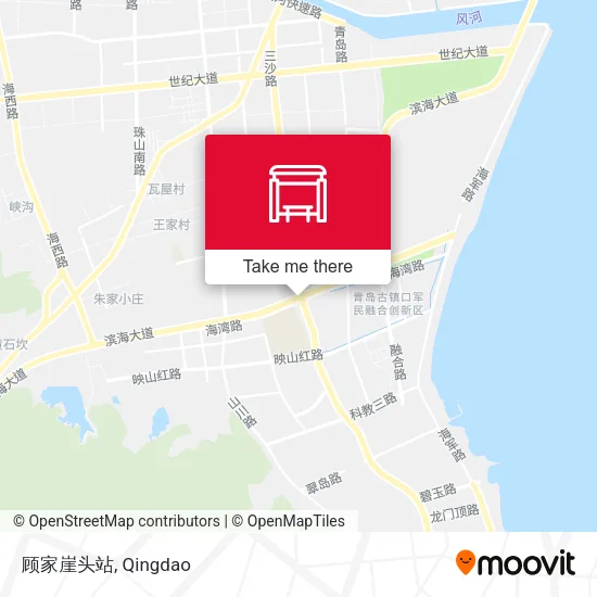 顾家崖头站 map