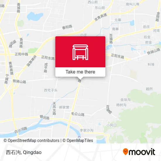 西石沟 map