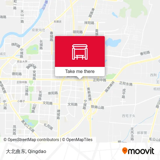 大北曲东 map