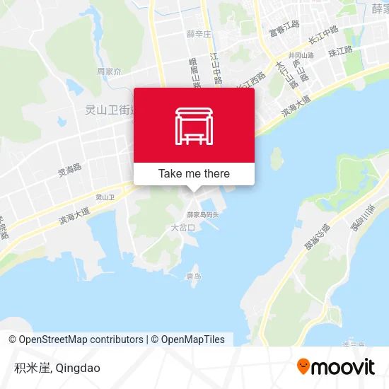 积米崖 map