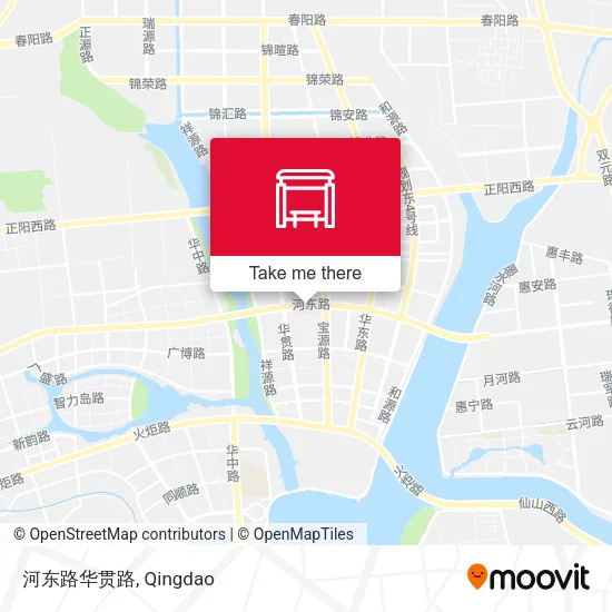 河东路华贯路 map