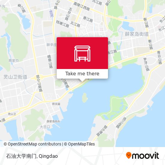 石油大学南门 map