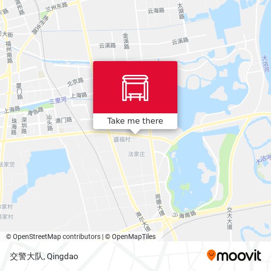 交警大队 map