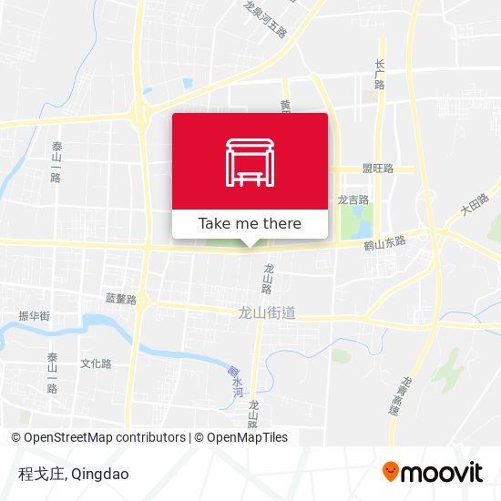 程戈庄 map
