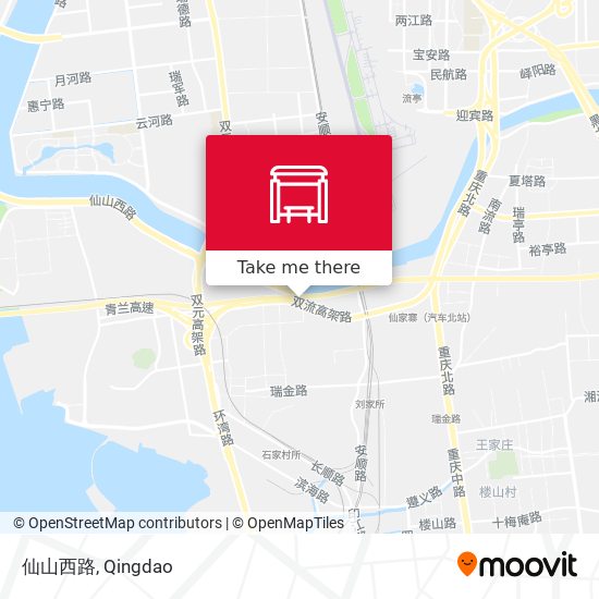 仙山西路 map