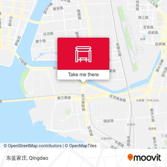 东蓝家庄 map