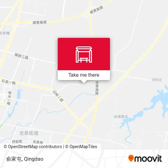 俞家屯 map