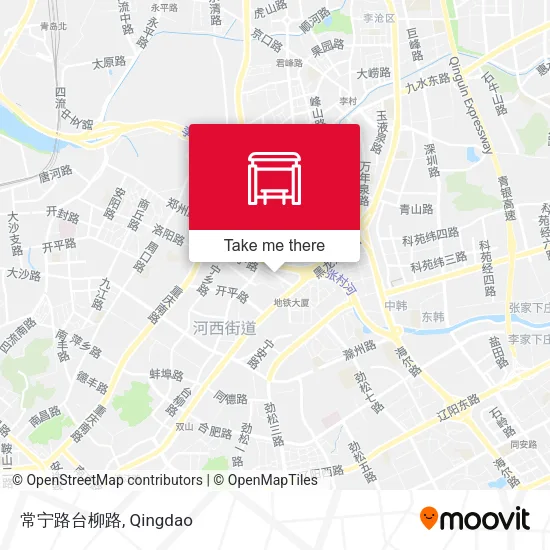 常宁路台柳路 map