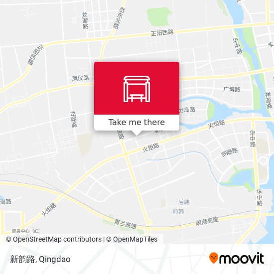 新韵路 map
