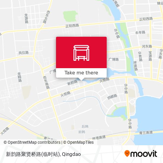 新韵路聚贤桥路(临时站) map