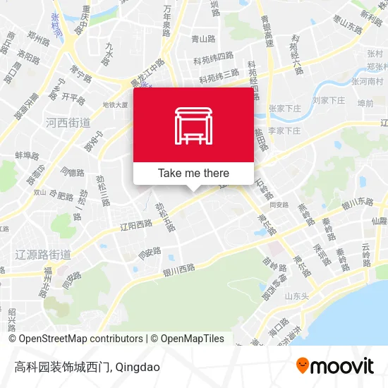 高科园装饰城西门 map
