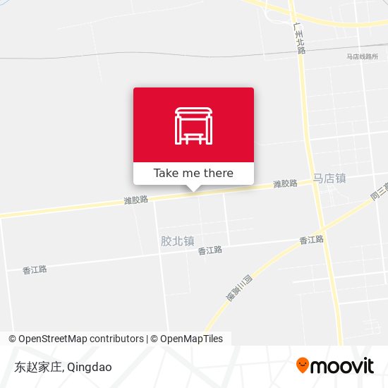 东赵家庄 map