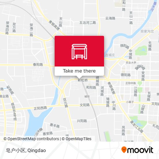 皂户小区 map