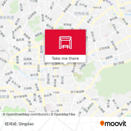 错埠岭 map